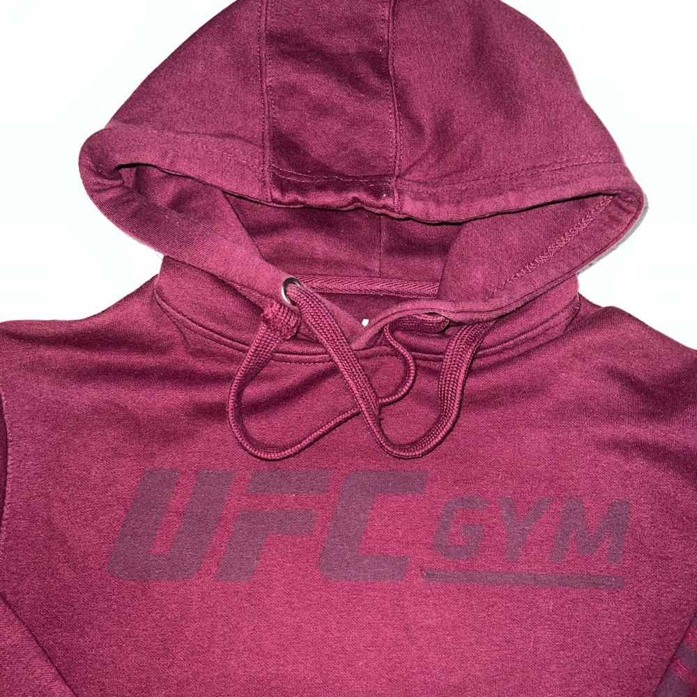 Burgundy UFC GYM Hoodie Unisex Small